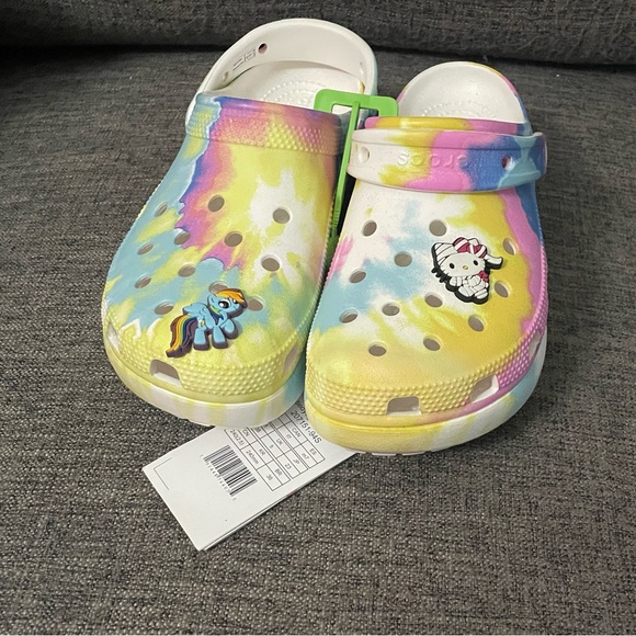 Sold out Crocs Classic Platform tie-dye graphic clog - Picture 3 of 6